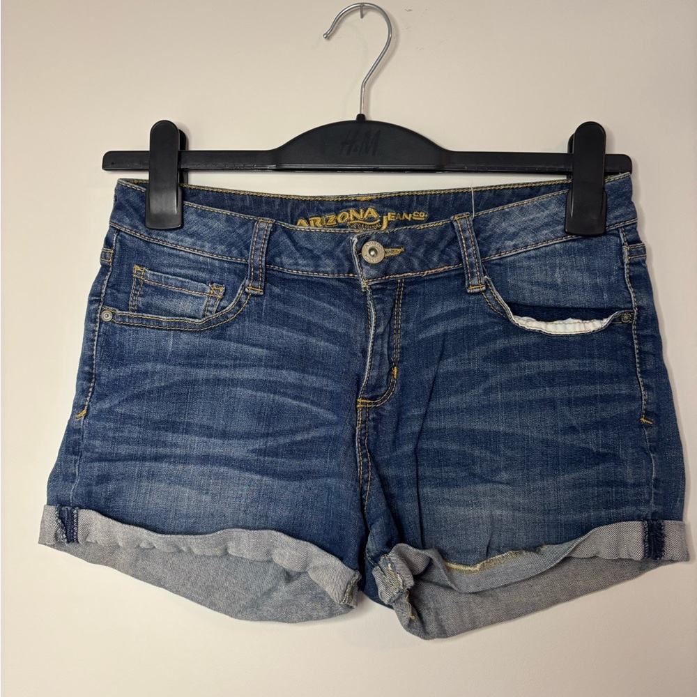 Arizona Jean Company Women's Classic Blue Jean Short Shorts